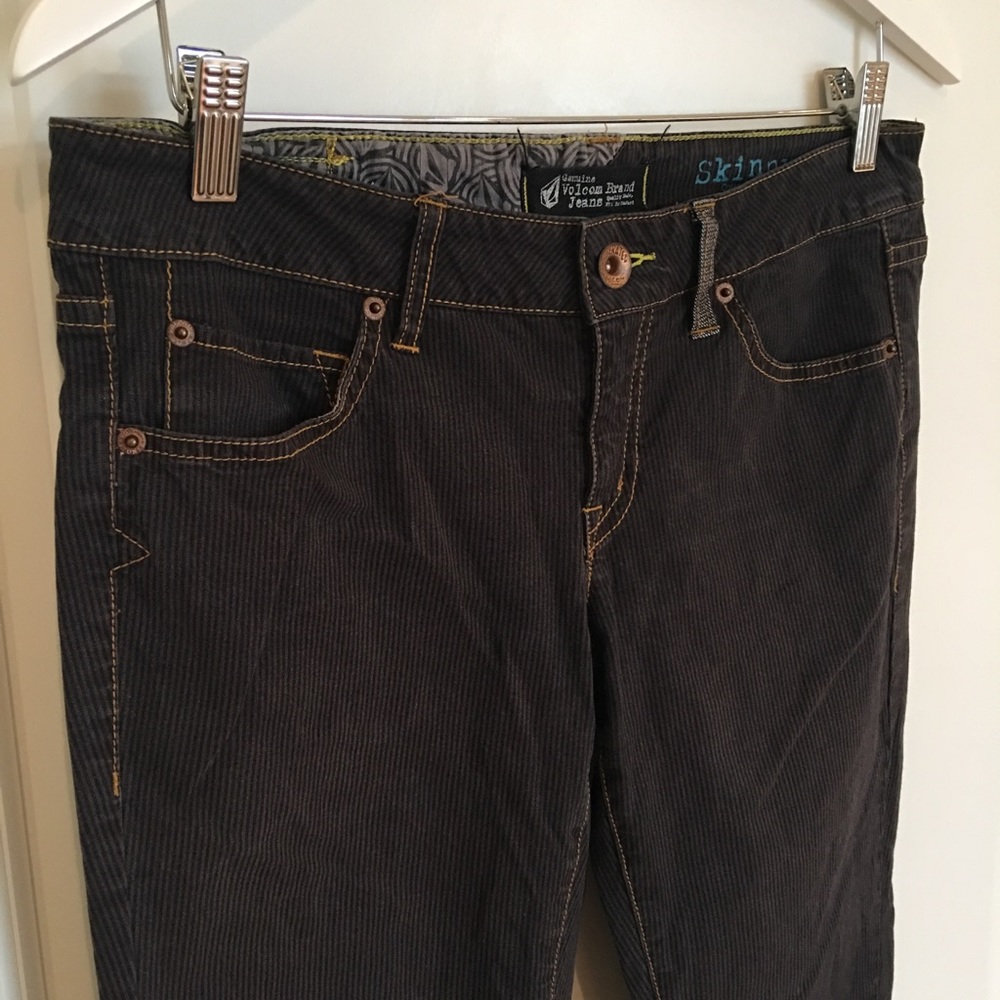 VOLCOM Pin-Striped Jeans
